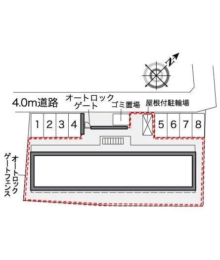 ★手数料０円★藤沢市長後　月極駐車場（LP）